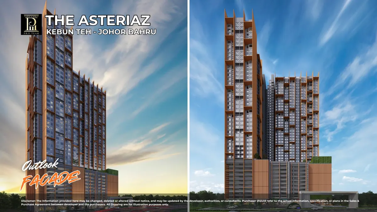 The Asteriaz @ Exsim Kebun Teh Johor Bahru new property launch